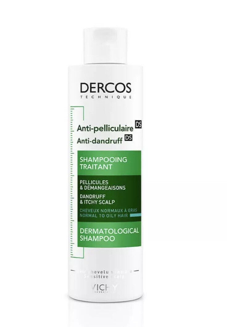 Vichy Dercos Anti-Dandruff Shampoo for Oily & Normal Hair 200ml