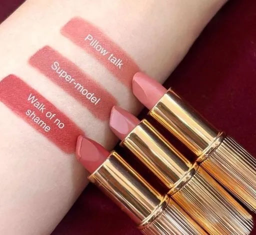 Charlotte Tilbury Iconic Mini Lip Trio Kit - Pillow Talk, Walk of No Shame, Supermodel 0.03 Ounce