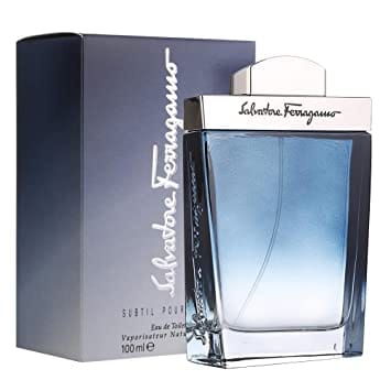 Salvatore Ferragamo Subtil Pour Homme For Men Perfume /Cologne For Men Eau de Toilette 1.7 oz / 3.4 oz / Edt