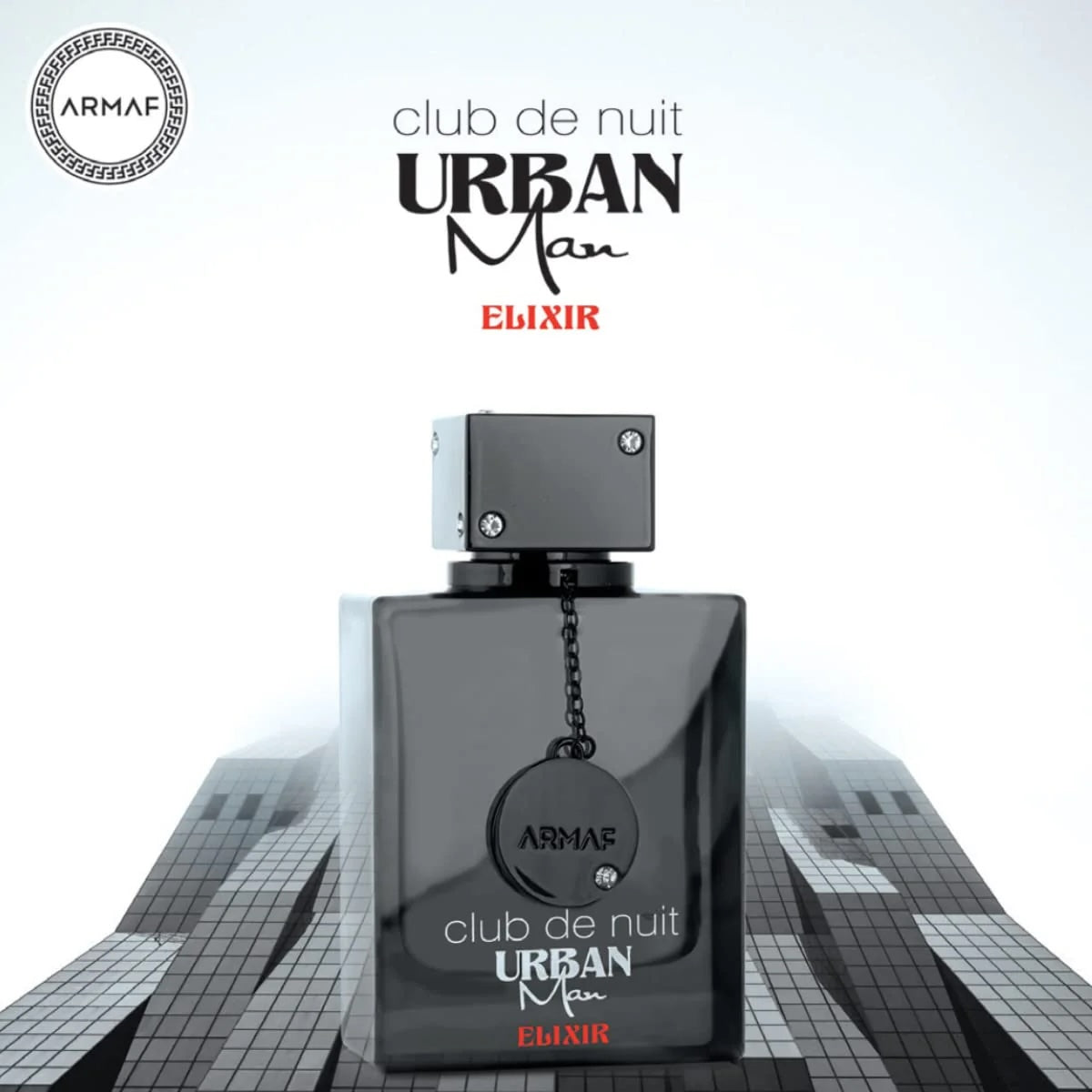 Armaf Club De Nuit Urban Man Elixir for Men Eau de Parfum Spray, 3.6 Ounce/105ml -Bergamot. Long Lasting