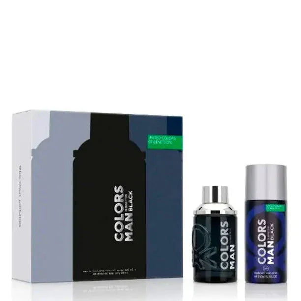United Colors of Benetton Colors Man Black Men’s Perfume/Cologne For Men Eau de Toilette 3.4 oz Edt